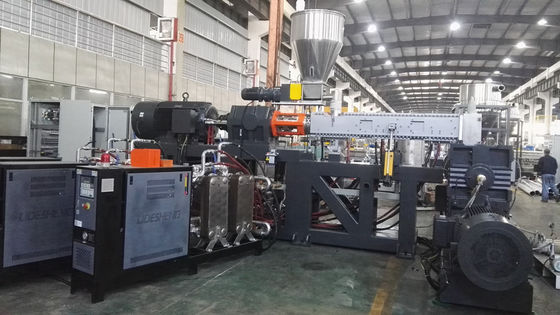 Hammadde tam otomatik besleme pvc bileşik granül hattı ortak yoğurma ekstruder